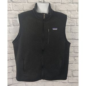 Men’s Full-Zip Patagonia Vest, Size XL (Charcoal Gray)